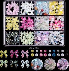 Figurine 3D volumetrice pentru manichiură, set ZSHZ-961