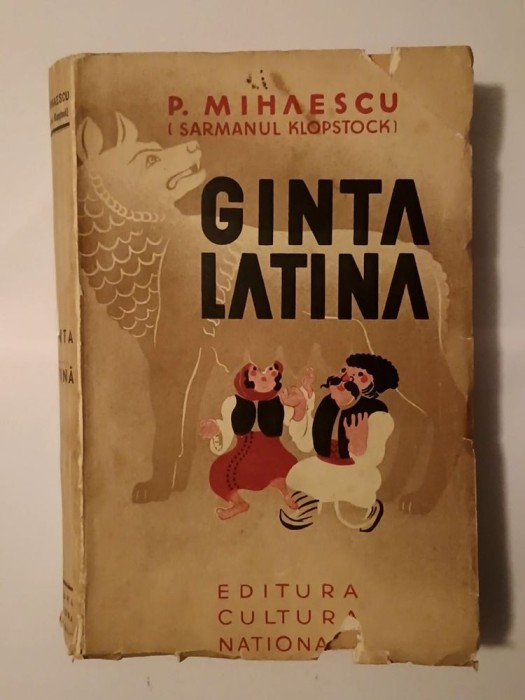 P. Mihăescu (Sărmanul Klopstock) (dedicație / autograf) - Ginta latină (nuvele)