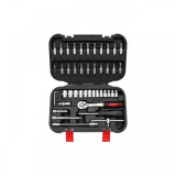 Set chei tubulare BGS Kraftmann 2142, antrenare 6.3 mm (1/4&quot;), 46 piese