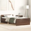 VidaXL Cadru de pat, stejar maro, 90x190 cm, lemn prelucrat