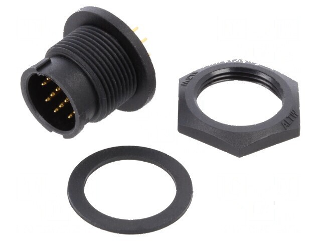 Conector circular soclu B tată PIN 12 2A IP67