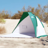 Cort de plaja, verde marin, 268x223x125 cm, tafta 185T