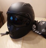 Casca moto/scuter/atv/enduro modulara, nouă !