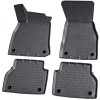 Set de 4 covorase cauciuc 3D stil tavita premium pentru Audi A6 C8 Sedan, Avant/Break din 2018, Recambo