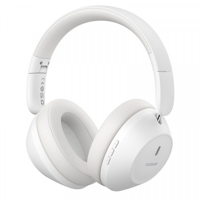 Handsfree Bluetooth Baseus Bass 30 Max, A2DP, Alb A00070700211-00 foto