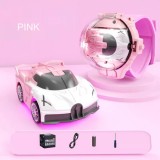 Mini Masinuta cu Telecomanda Ceas Roz, Oem