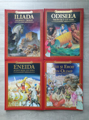 Miturile si Legendele Lumii: Iliada, Odiseea, Eneida, Zeii si Eroii (vol 1-4) foto