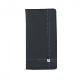 HUSA FLIP CARTE SMART FOCUS HUAWEI Y7 NEGRU/BLUE