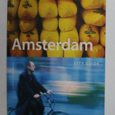 AMSTERDAM - CITY GUIDE , LONELY PLANET , by ANDREW BENDER , 2004 , PREZINTA SUBLINIERI SI INSEMNARI CU PIXUL *