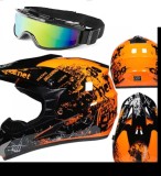 Cască Full Face Moto Cross și ATV - Enduro, Mountain Bike marimi S-M-L-XL +CADOU OCHELARI