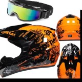 Cască Full Face Moto Cross și ATV - Enduro, Mountain Bike marimi S-M-L-XL +CADOU OCHELARI