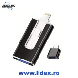 Unitate flash, 3-in-1 de mare viteza, rapid si usor copii de siguranta pentru fotografii, videoclipuri si contacte, citire si scriere de pana la 20MB/