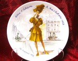 FARFURIE PORTELAN D&#039;ARCEAU LIMOGES FEMEILE SECOLULUI - HELENE FEMEIA NEANFRICATA