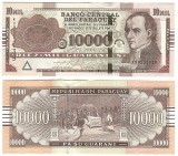PARAGUAY █ bancnota █ 10000 Guaranies █ 2024 █ P-A238d █ Serie K █ UNC █ necirculata