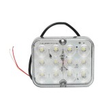 Lampa 12 LED-uri mers inapoi 2.4W, 12/24V Breckner Germany