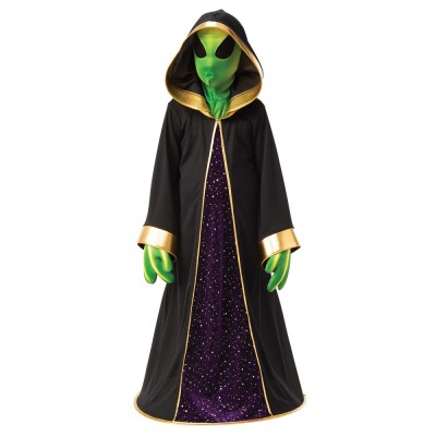 Costum extraterestru Alien pentru copii 3-4 ani 98-104 cm foto
