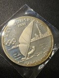 P10 ANDORRA 20 dineri 1989 /Argint/ ex Proof /din foto