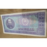 Romania RSR 100 lei 1966