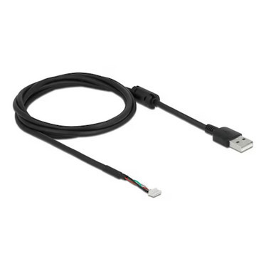 Cablu USB, Delock, V6 96001, 1.5m, Negru foto