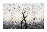 Cumpara ieftin Tablou GIGANT pictat manual dormitor, living, Copacul vietii, 150x100cm ulei pe panza in relief efect 3D