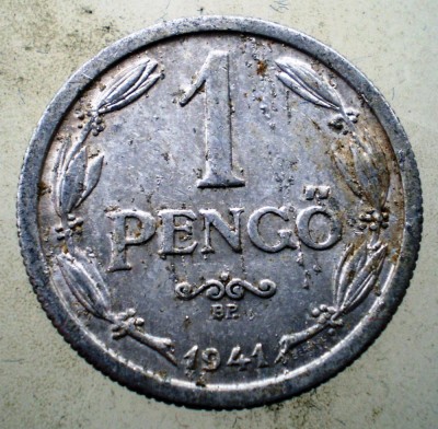 1.187 UNGARIA WWII 1 PENGO 1941 foto