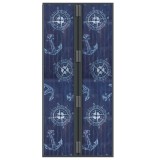 Plasa protectie insecte / tantari cu inchidere magnetica, Ancora, pentru usi, poliester, 100 x 210 cm
