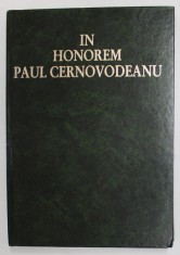 IN HONOREM PAUL CERNOVODEANU , VIOLETA BARBU edita , 1998 , DEDICATIA LUI P. CERNOVODEANU *