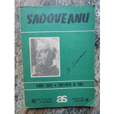 Sadoveanu (antologie comentata) de Florea Firan si Const.M.Popa