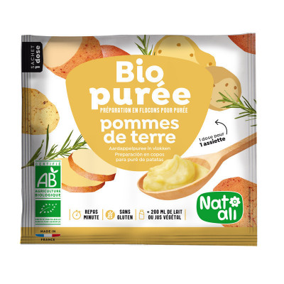 Piure instant de cartofi, bio, 30g, Nat-ali foto