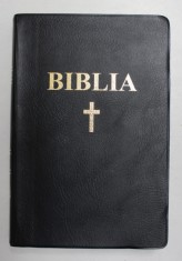 BIBLIA SAU SFANTA SCRIPTURA A VECHIULUI SI NOULUI TESTAMENT - CU TRIMITERI SI CUVINTELE DOMNULUI ISUS IN ROSU , traducere DUMITRU CORNILESCU , 2007 *P foto
