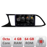 Navigatie Seat Leon MIB Quad Core 5510-306 Android Octa Core 720p 4+64 DSP 360 camera carplay android auto CarStore Technology