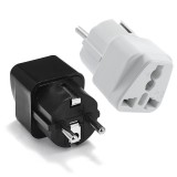 Adaptor priza UK Anglia / US la Europa Active 16A, gri, pentru stecher UK