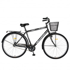 Bicicleta City 28 inch VELORS V2893B culoare negru/alb foto