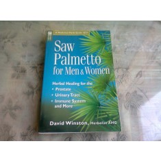 SAW PALMETTO FOR MEN &amp; WOMEN - DAVID WINSTON (CARTE IN LIMBA ENGLEZA)