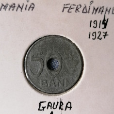 50 bani 1921 România. gaura 4mm.