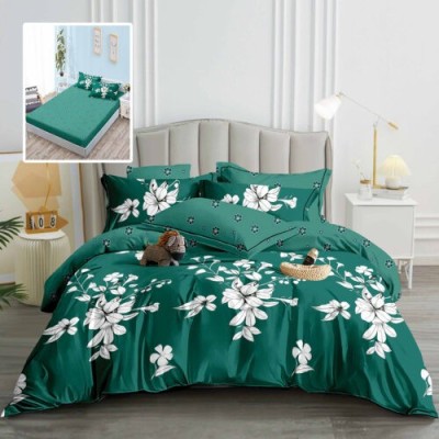 Lenjerie finet 6 piese cu husa - 160x200 si 180x200 (hf6p228) foto