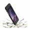 Husa pentru Apple iPhone 6+ / Apple iPhone 6S+ Negru acoperire completa 360 grade cu folie de protectie gratis
