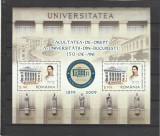 Romania 2009-Facultatea de Drept Bucuresti-150 ani,bloc 2 timbre,MNH, Istorie, Nestampilat