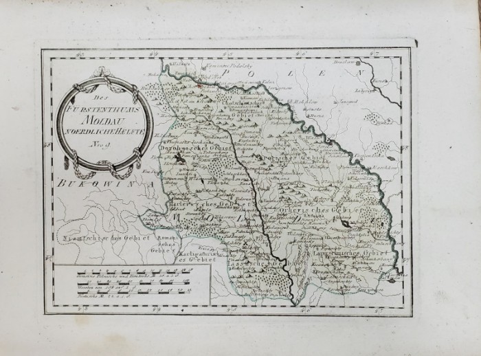 Harta Moldovei de Nord, Franz Johann Joseph von Reilly, 1789