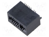 Conector margine PIN 16 1mm gold flash SMT SAMTEC pentru PCB