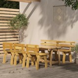 vidaXL Set mobilier de exterior, 5 piese, lemn de pin tratat 3096606