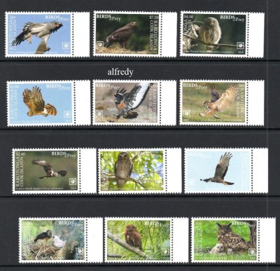 Rarotonga 2018, Fauna, Pasari, serie neuzata, MNH foto