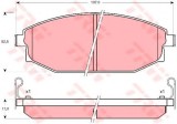 Set placute frana,frana disc TOYOTA HILUX III pick-up (KUN, TGN, LAN, GGN) (2004 - 2016) TRW GDB3232