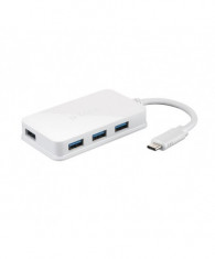 D-link usb-c to 4-port usb 3.0 hub dub-h410 backwards compatible foto