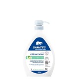Crema de sapun parfumat Green Aloe, 1000ml, Sanitec
