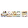 AIYAPLAY Montessori Busy Board jucărie senzorială &icirc;n formă de camion, de la 3 ani | Aosom Romania
