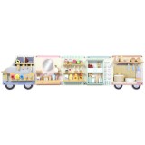 AIYAPLAY Montessori Busy Board jucărie senzorială &icirc;n formă de camion, de la 3 ani | Aosom Romania