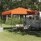 vidaXL Cort Canopy Pop-up Portocaliu 300 x 300 cm țesătură 42007388
