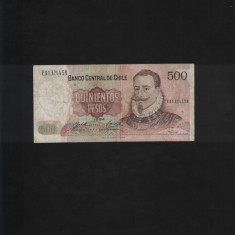 Chile 500 pesos 1994 seria1324459