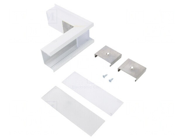 Conector Alb Aluminiu 270&deg; VARIO30-07